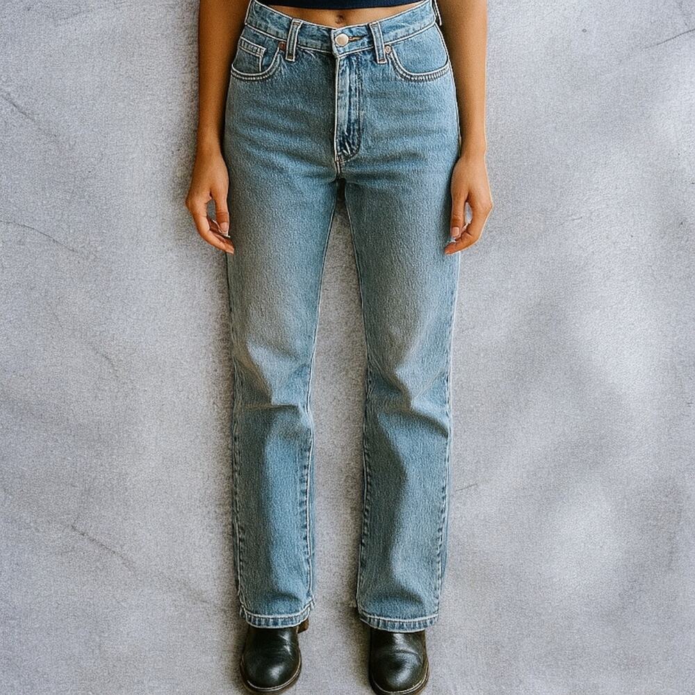 Vintage Y2K The Limited 100% Cotton Straight Leg Jeans Size 8 Regular